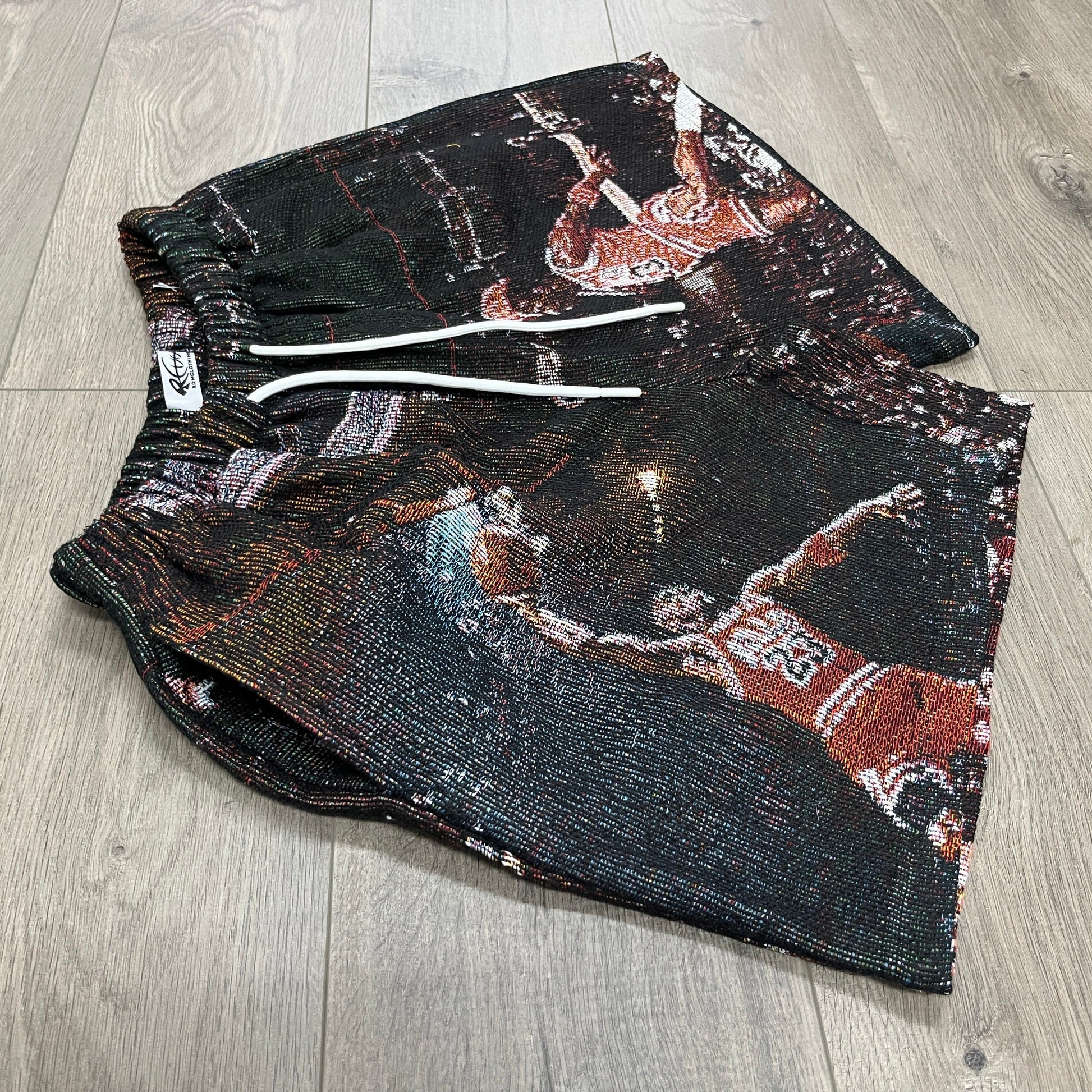 RDMCLOTHINGART tapestry hoodie MJ TAPESTRY SHORTS