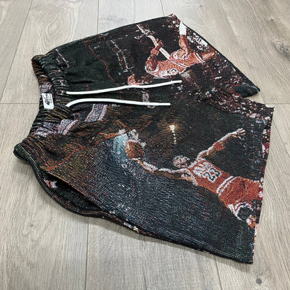 RDMCLOTHINGART tapestry hoodie MJ TAPESTRY SHORTS