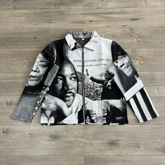 RDMCLOTHINGART tapestry hoodie MLK V3 TAPESTRY JACKET