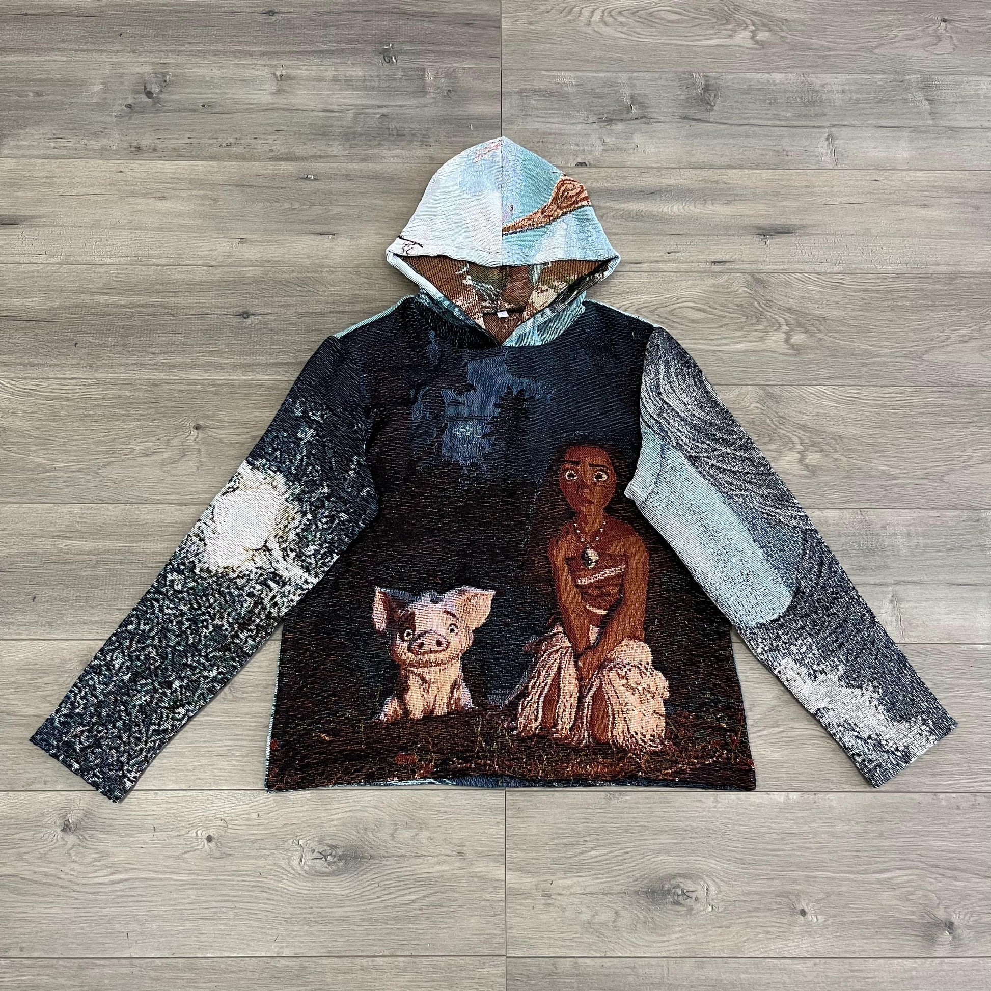 MOANA TAPESTRY HOODIE - RDMCLOTHINGART