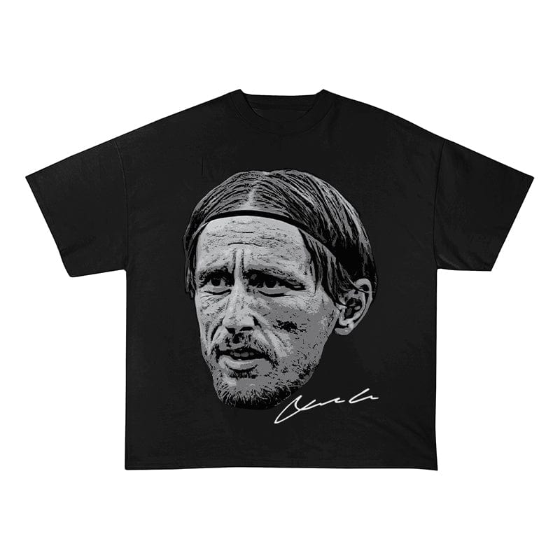 RDMCLOTHINGART tapestry hoodie MODRIC HEAVY COTTON TEES-9606