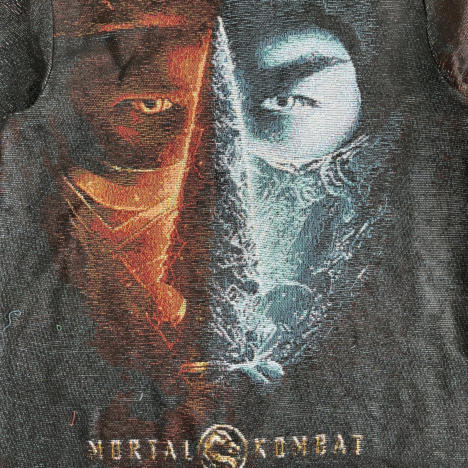 MORTAL COMBAT TAPESTRY HOODIE - RDMCLOTHINGART
