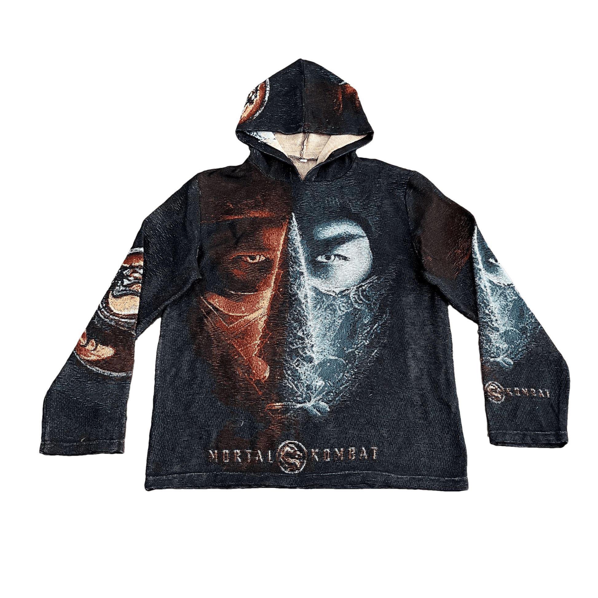 MORTAL COMBAT TAPESTRY HOODIE - RDMCLOTHINGART