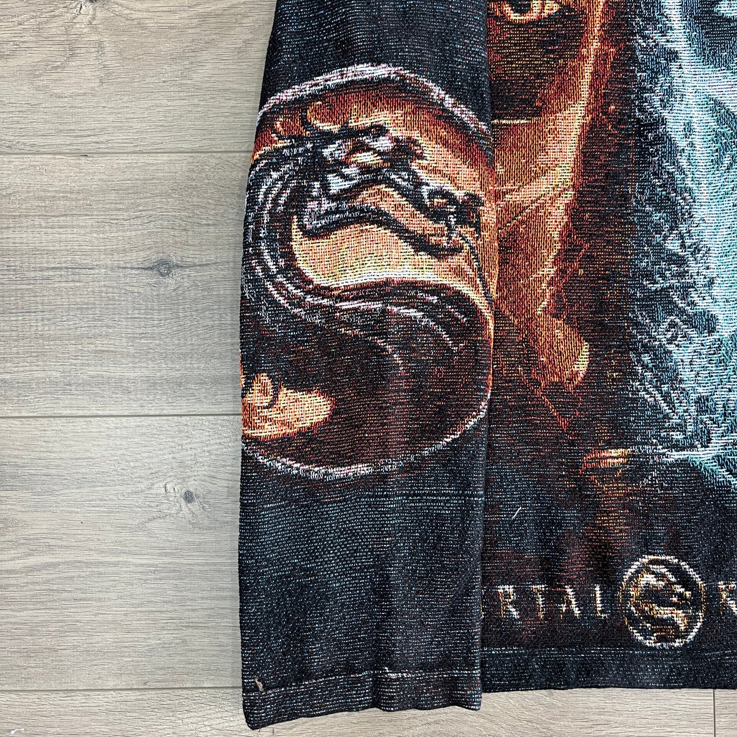 MORTAL COMBAT TAPESTRY HOODIE - RDMCLOTHINGART