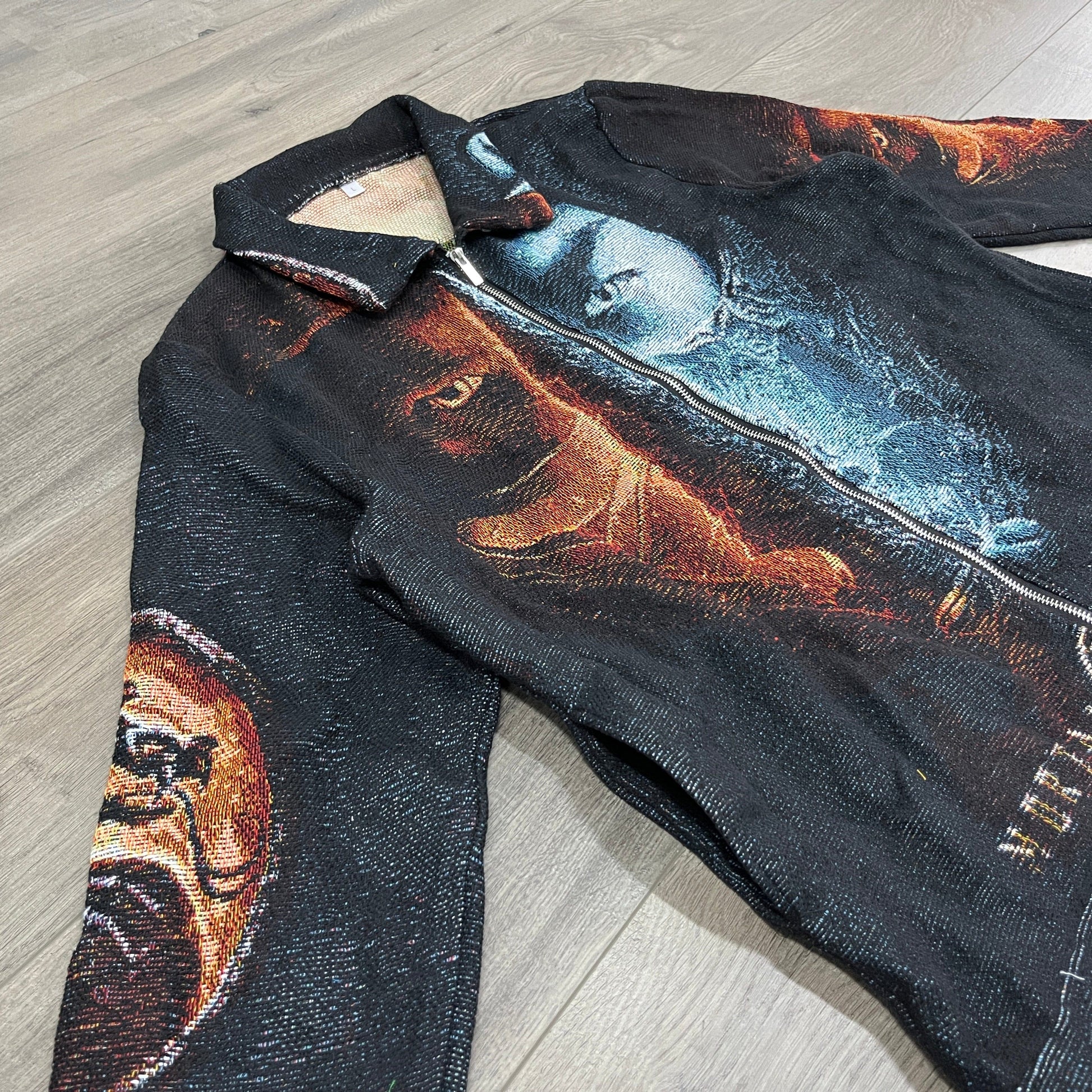 MORTAL COMBAT TAPESTRY JACKET - RDMCLOTHINGART