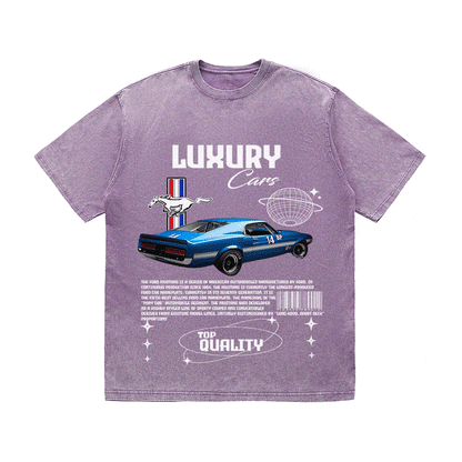 RDMCLOTHINGART tapestry hoodie MUSTANG HEAVY WEIGHT COTTON TEE-9108