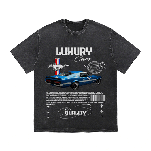 RDMCLOTHINGART tapestry hoodie MUSTANG HEAVY WEIGHT COTTON TEE-9108