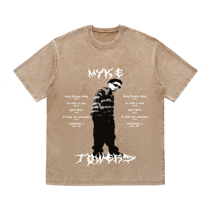 RDMCLOTHINGART tapestry hoodie MYKE TOWERS HEAVY WEIGHT COTTON TEE-8887