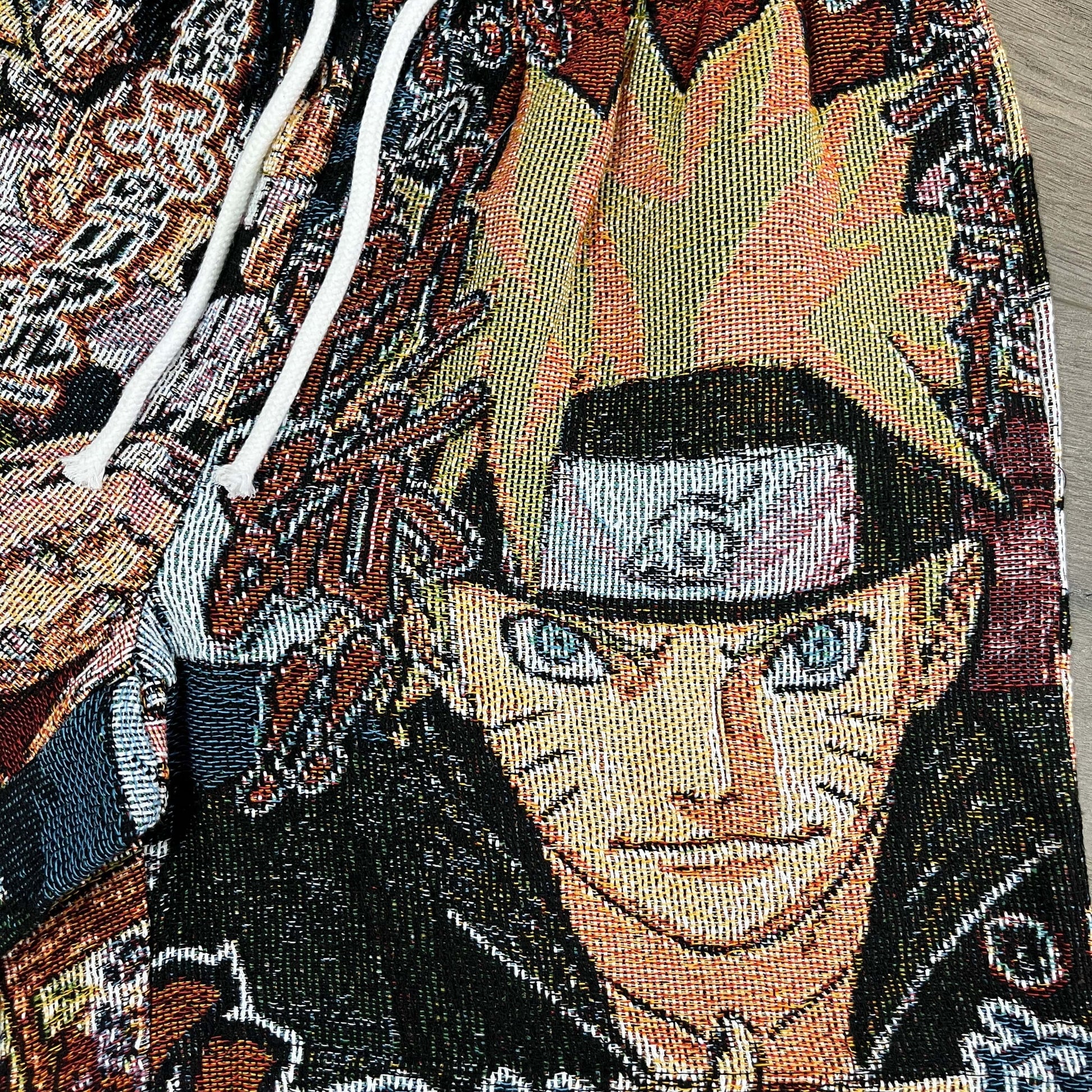 N TAPESTRY SHORTS - RDMCLOTHINGART