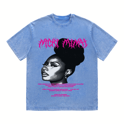 RDMCLOTHINGART tapestry hoodie NCKI MINAJ HEAVY WEIGHT COTTON TEE-8888