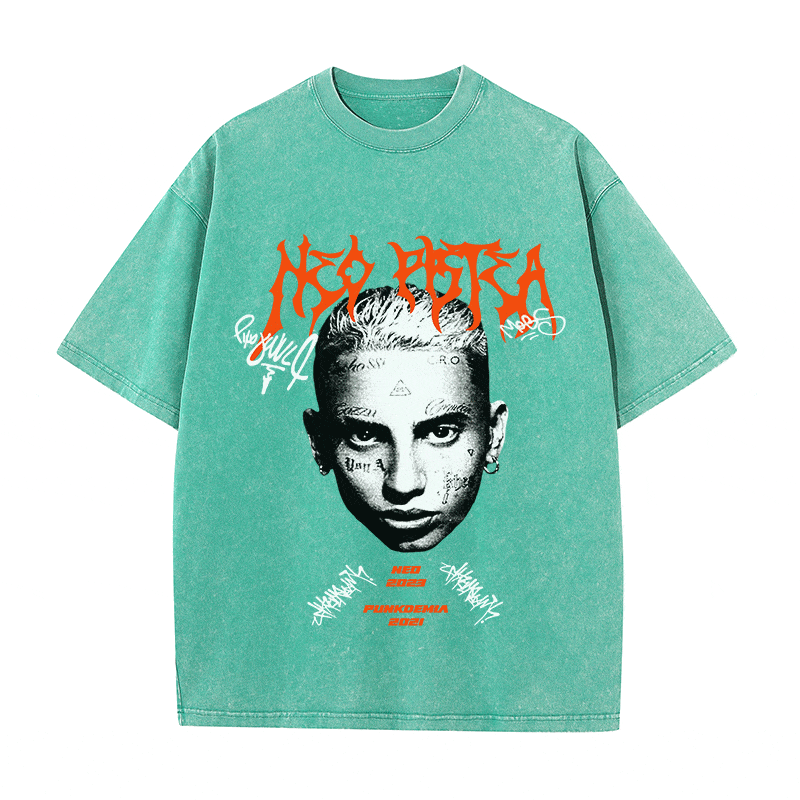 RDMCLOTHINGART tapestry hoodie NEO PISTEA HEAVY WEIGHT COTTON TEE-8941