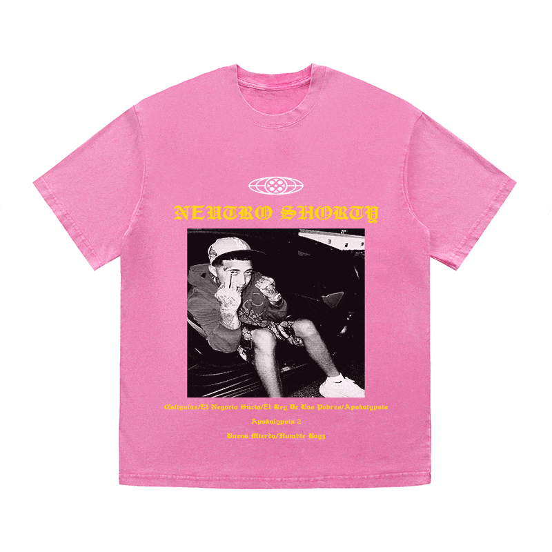 RDMCLOTHINGART tapestry hoodie NEUTRO SHORTY HEAVY WEIGHT COTTON TEE-8942