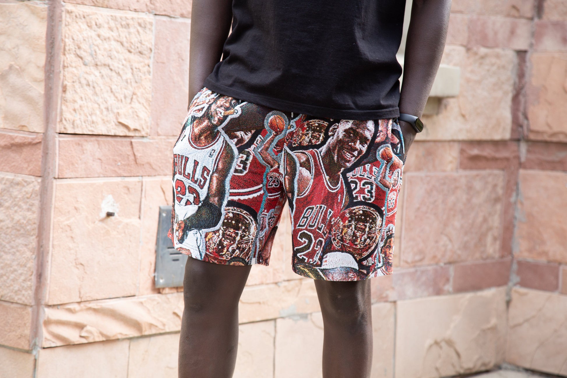 NEW MJ COLLECTION TAPESTRY SHORTS - RDMCLOTHINGART