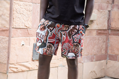 NEW MJ COLLECTION TAPESTRY SHORTS - RDMCLOTHINGART