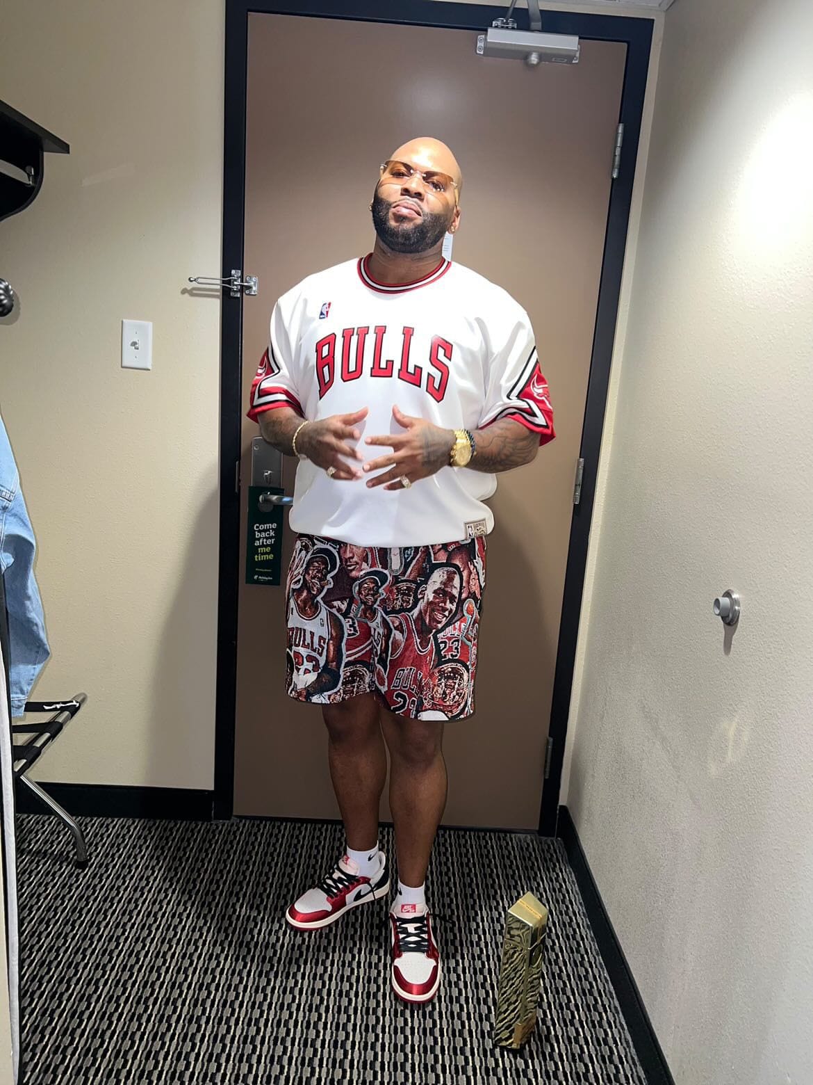 NEW MJ COLLECTION TAPESTRY SHORTS - RDMCLOTHINGART