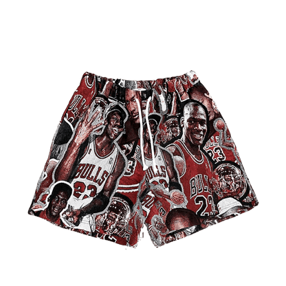 NEW MJ COLLECTION TAPESTRY SHORTS - RDMCLOTHINGART