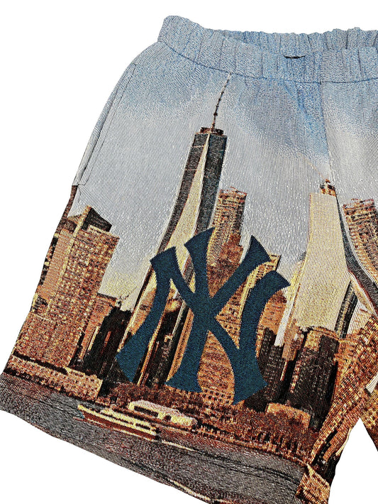 NEW YORK TAPESTRY SHORTS - RDMCLOTHINGART