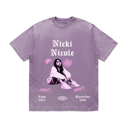 RDMCLOTHINGART tapestry hoodie NICKI NICOLE HEAVY WEIGHT COTTON TEE-8889