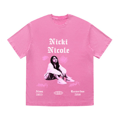 RDMCLOTHINGART tapestry hoodie NICKI NICOLE HEAVY WEIGHT COTTON TEE-8889