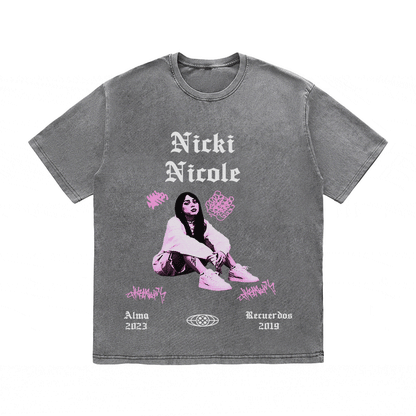 RDMCLOTHINGART tapestry hoodie NICKI NICOLE HEAVY WEIGHT COTTON TEE-8889