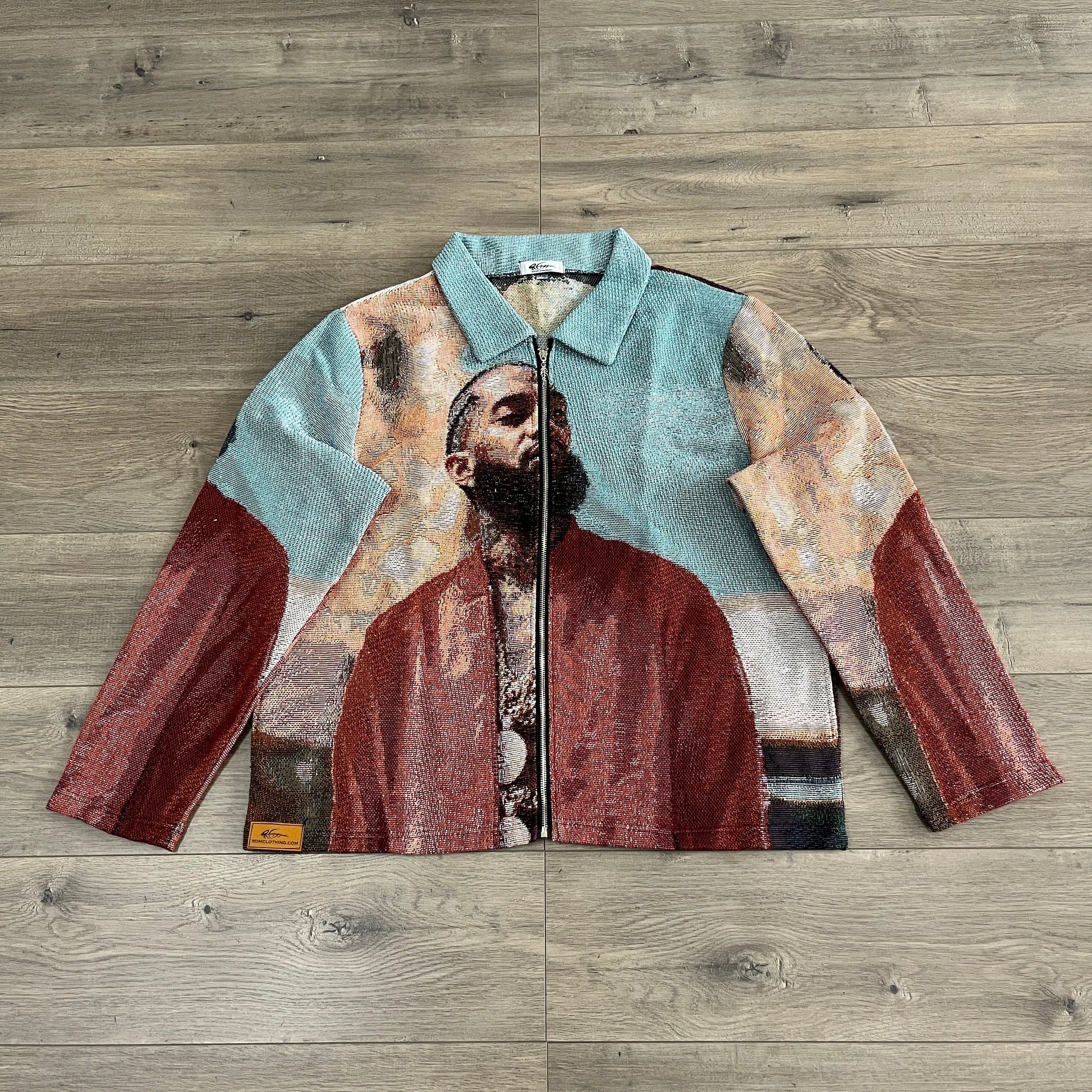 RDMCLOTHINGART tapestry hoodie NIPSEY V3 TAPESTRY JACKET