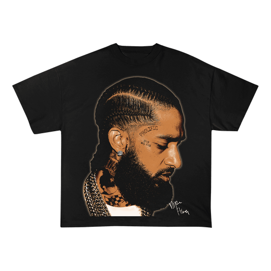 NIPSEYHUSSLE HEAVEY WEIGHT COTTON TEE-8004 - RDMCLOTHINGART