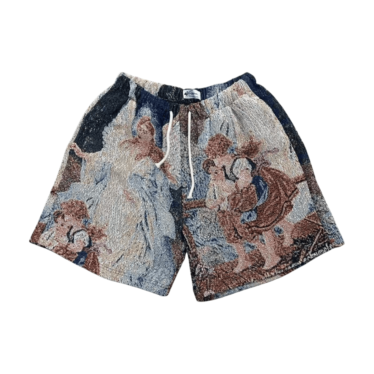 RDMCLOTHINGART tapestry hoodie NONAME 1 OF 1 ANGELIC TAPESTRY SHORTS-6796