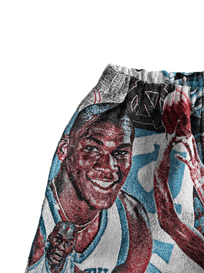 NORTHCAROLINA TAPESTRY SHORTS - RDMCLOTHINGART