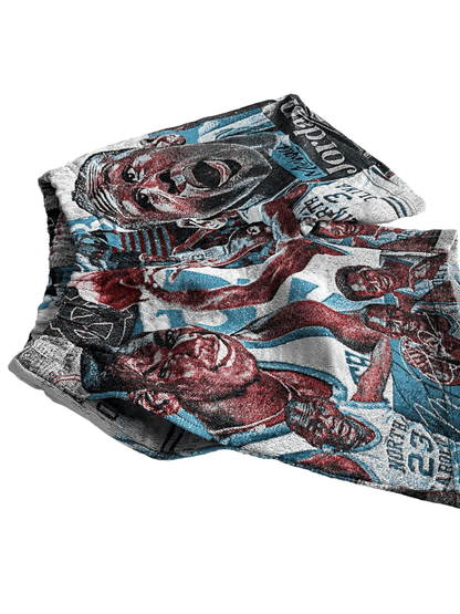 NORTHCAROLINA TAPESTRY SHORTS - RDMCLOTHINGART
