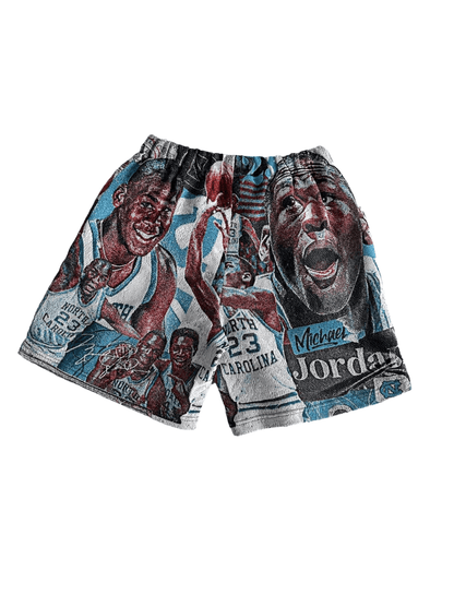 NORTHCAROLINA TAPESTRY SHORTS - RDMCLOTHINGART