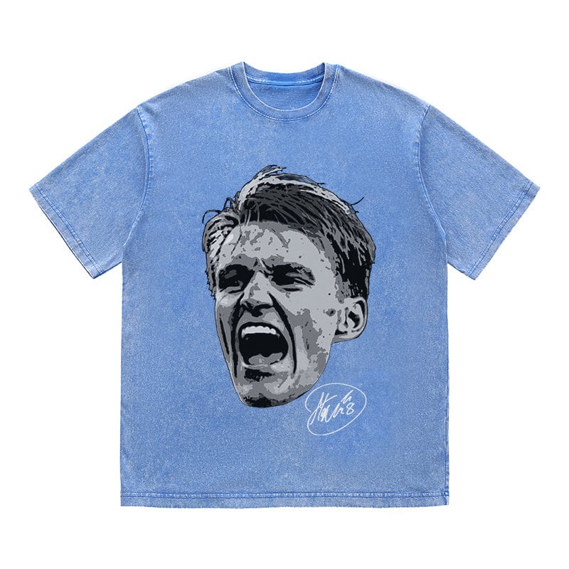 RDMCLOTHINGART tapestry hoodie ODEGAARD HEAVY COTTON TEES-9612