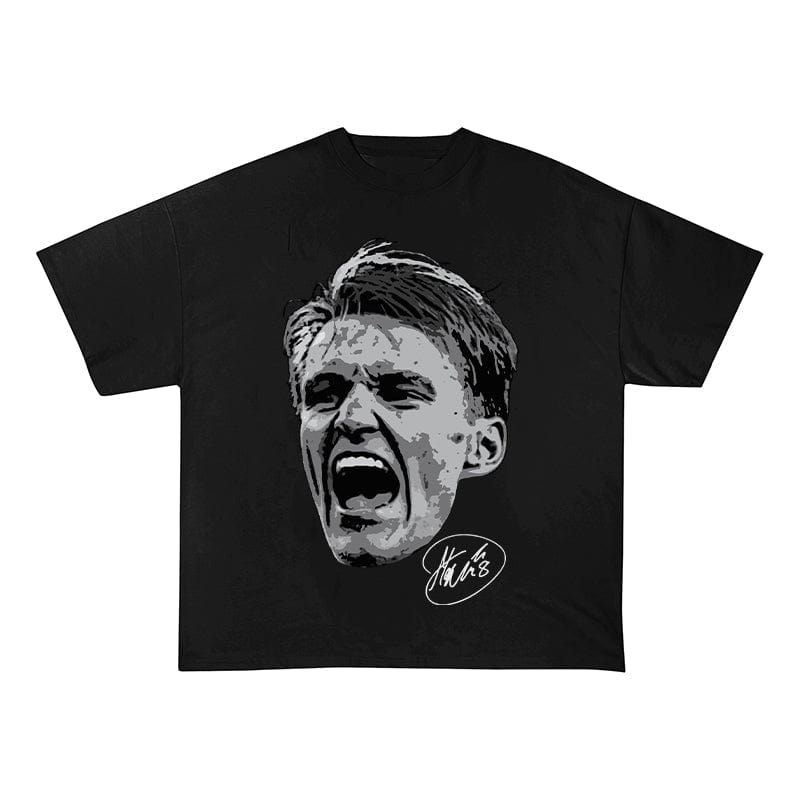 RDMCLOTHINGART tapestry hoodie ODEGAARD HEAVY COTTON TEES-9612