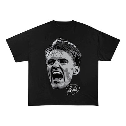 RDMCLOTHINGART tapestry hoodie ODEGAARD HEAVY COTTON TEES-9612