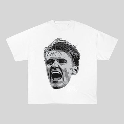 RDMCLOTHINGART tapestry hoodie ODEGAARD HEAVY COTTON TEES-9612