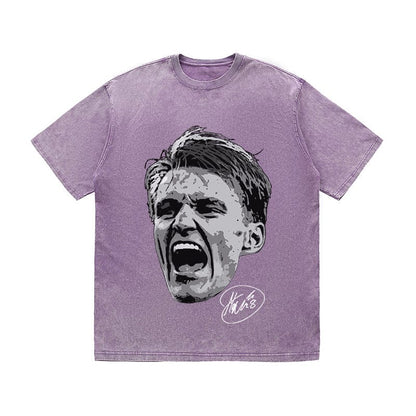 RDMCLOTHINGART tapestry hoodie ODEGAARD HEAVY COTTON TEES-9612