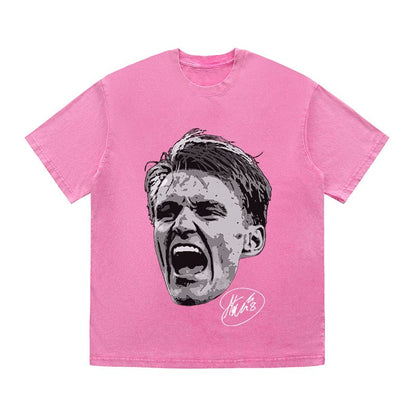 RDMCLOTHINGART tapestry hoodie ODEGAARD HEAVY COTTON TEES-9612