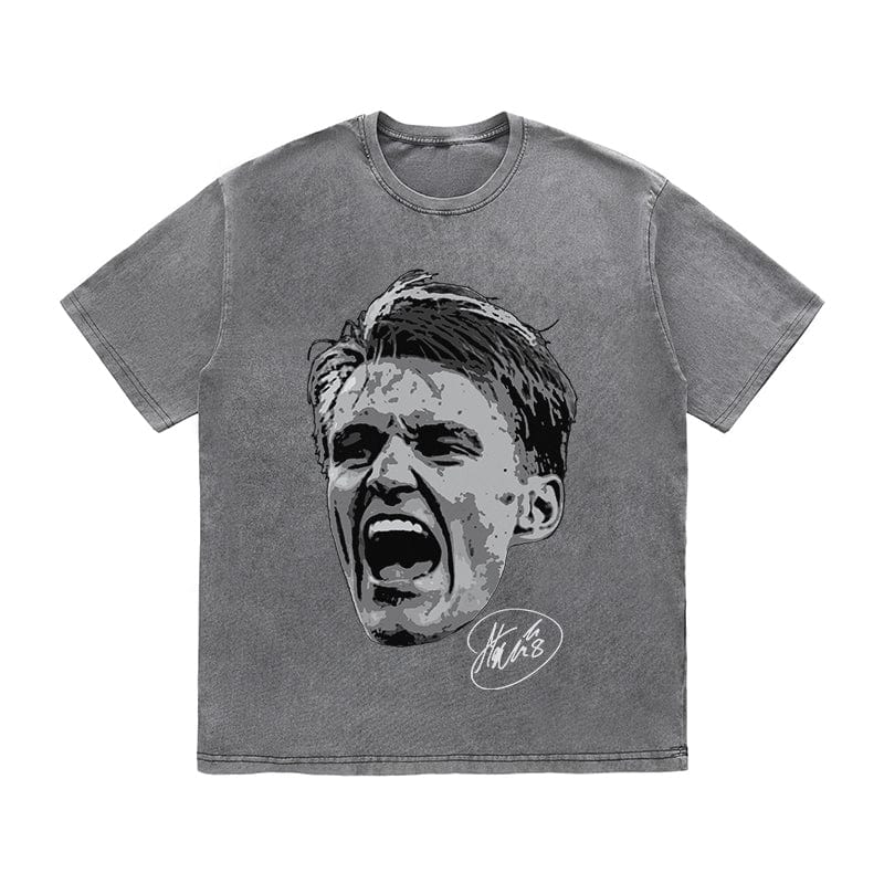 RDMCLOTHINGART tapestry hoodie ODEGAARD HEAVY COTTON TEES-9612