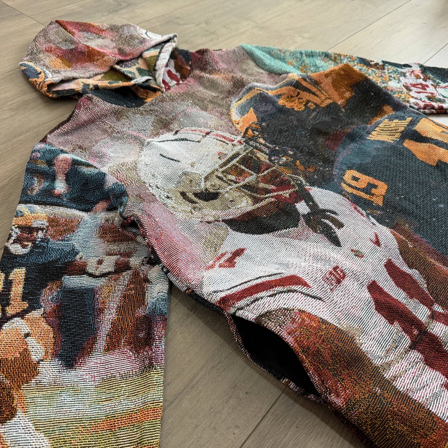 RDMCLOTHINGART tapestry hoodie OHIO VS MICHIGAN TAPESTRY HOODIE