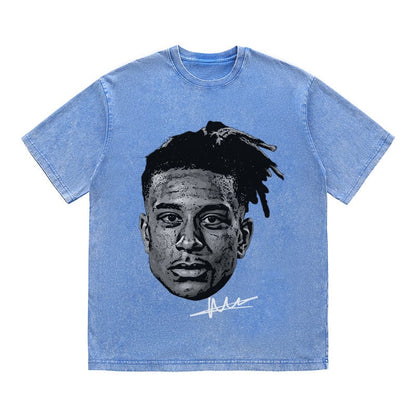 RDMCLOTHINGART tapestry hoodie OLISE HEAVY COTTON TEES-9613