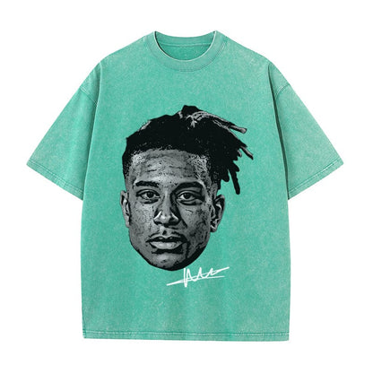 RDMCLOTHINGART tapestry hoodie OLISE HEAVY COTTON TEES-9613