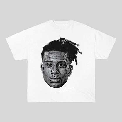 RDMCLOTHINGART tapestry hoodie OLISE HEAVY COTTON TEES-9613