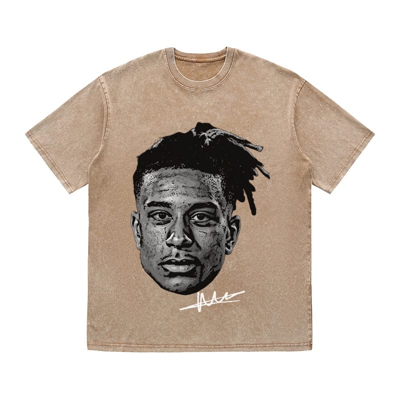 RDMCLOTHINGART tapestry hoodie OLISE HEAVY COTTON TEES-9613