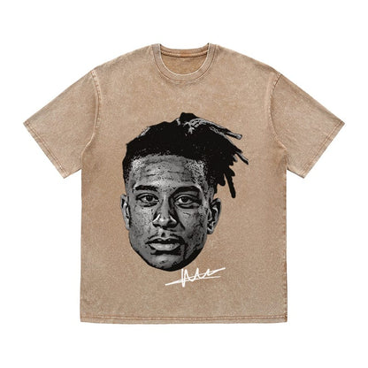 RDMCLOTHINGART tapestry hoodie OLISE HEAVY COTTON TEES-9613