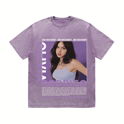 RDMCLOTHINGART tapestry hoodie OLIVIA HEAVY WEIGHT COTTON TEE-9011