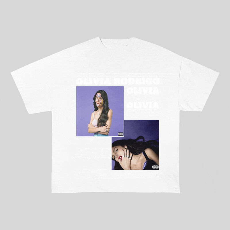 RDMCLOTHINGART tapestry hoodie OLIVIA HEAVY WEIGHT COTTON TEE-9013