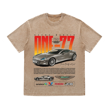 RDMCLOTHINGART tapestry hoodie ONE 77 HEAVY WEIGHT COTTON TEE-8834