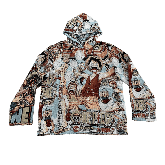 ONE PIECE V2 TAPESTRY HOODIE - RDMCLOTHINGART