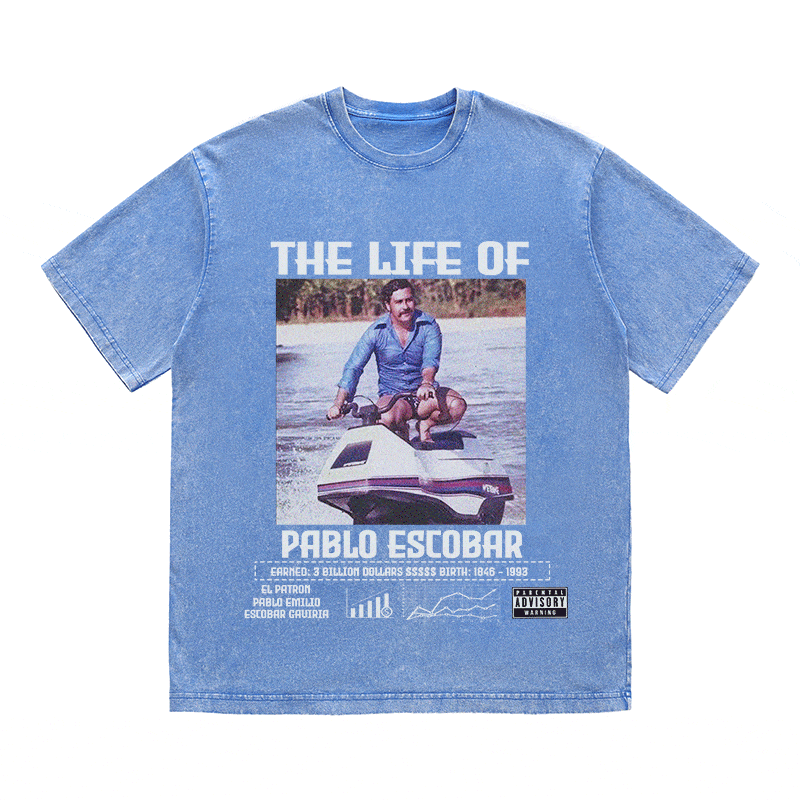 RDMCLOTHINGART tapestry hoodie PABLO ESCBAR HEAVY WEIGHT COTTON TEE-8825