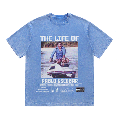 RDMCLOTHINGART tapestry hoodie PABLO ESCBAR HEAVY WEIGHT COTTON TEE-8825