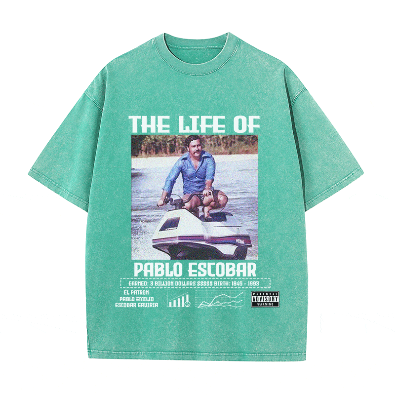 RDMCLOTHINGART tapestry hoodie PABLO ESCBAR HEAVY WEIGHT COTTON TEE-8825
